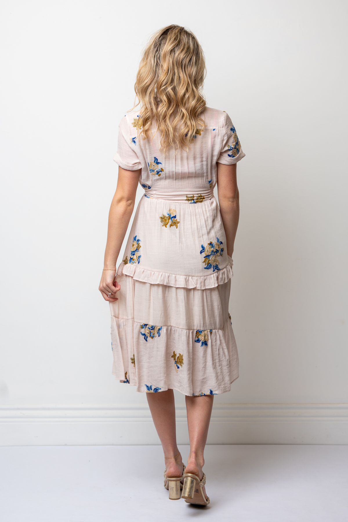 Melena Embroidered Dress
