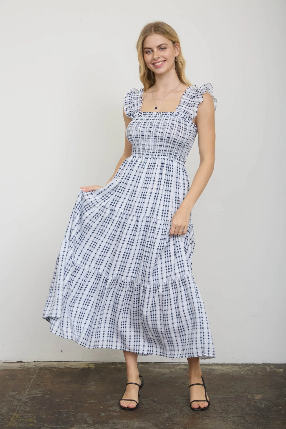The Lizzy Plaid Dress