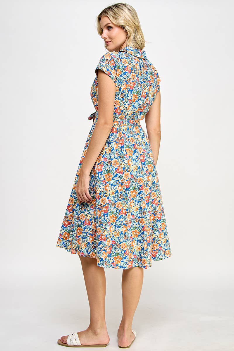 The Jesse Floral Shirtdress