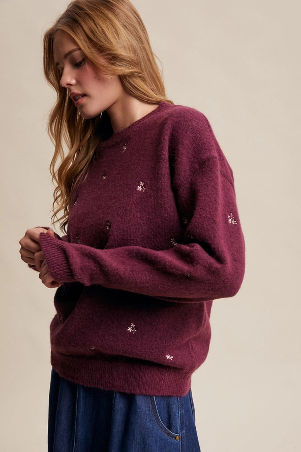 The Kimmy Embroidered Sweater