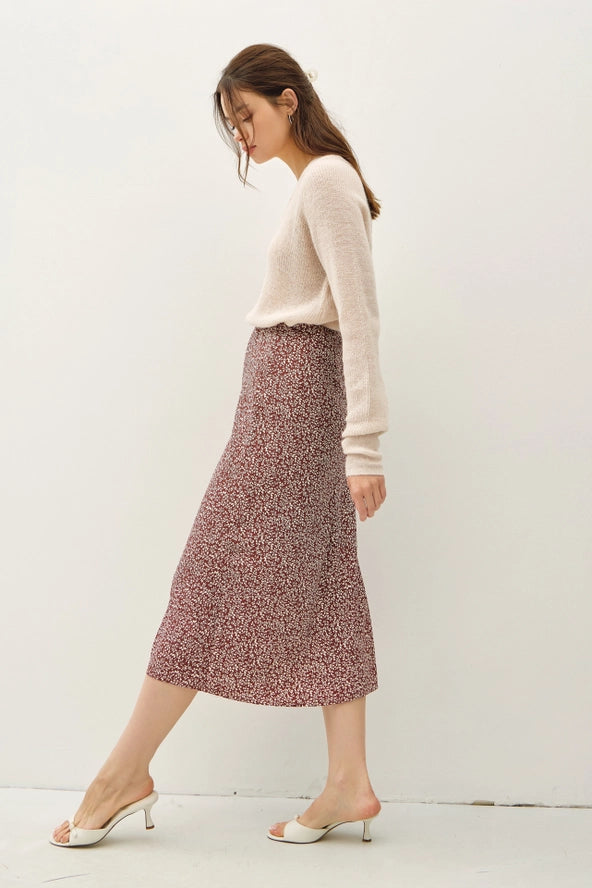 The Thais Printed Midi Skirt