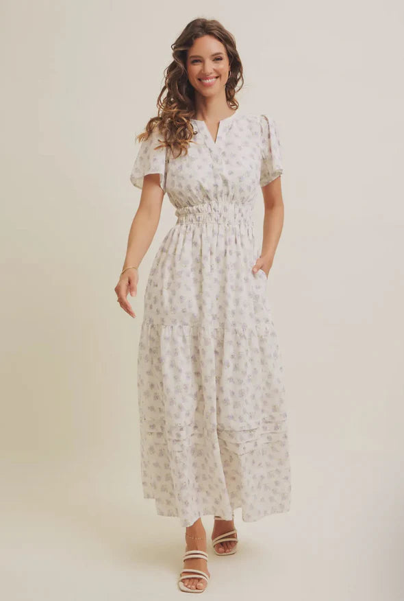 The Kiera Floral Midi Dress