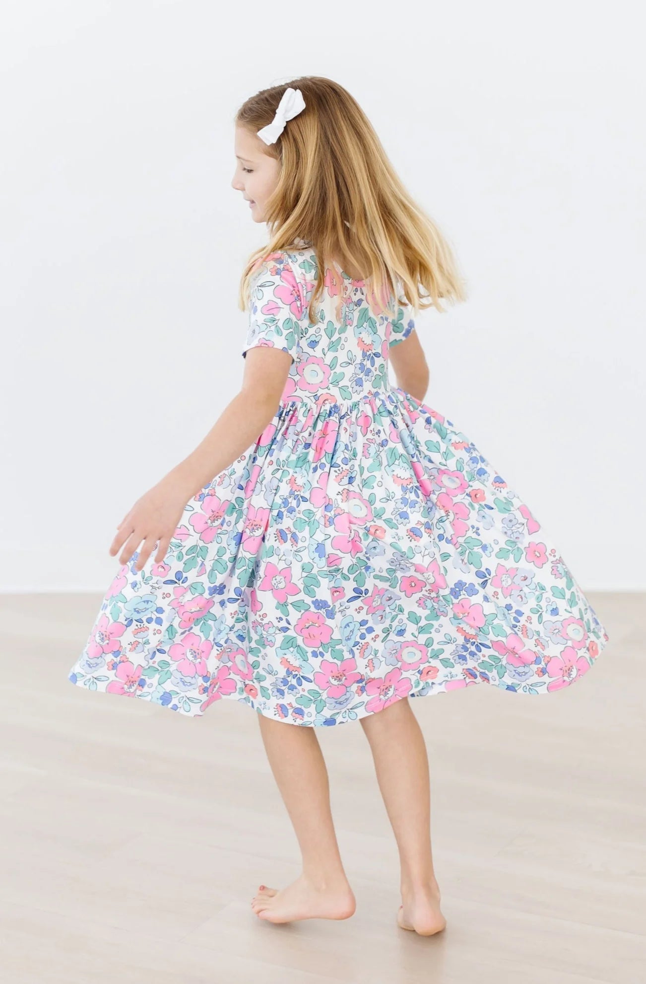 Hydrangea Pocket Twirl Dress