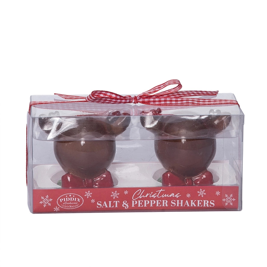 Reindeer Salt & Pepper Shakers Set