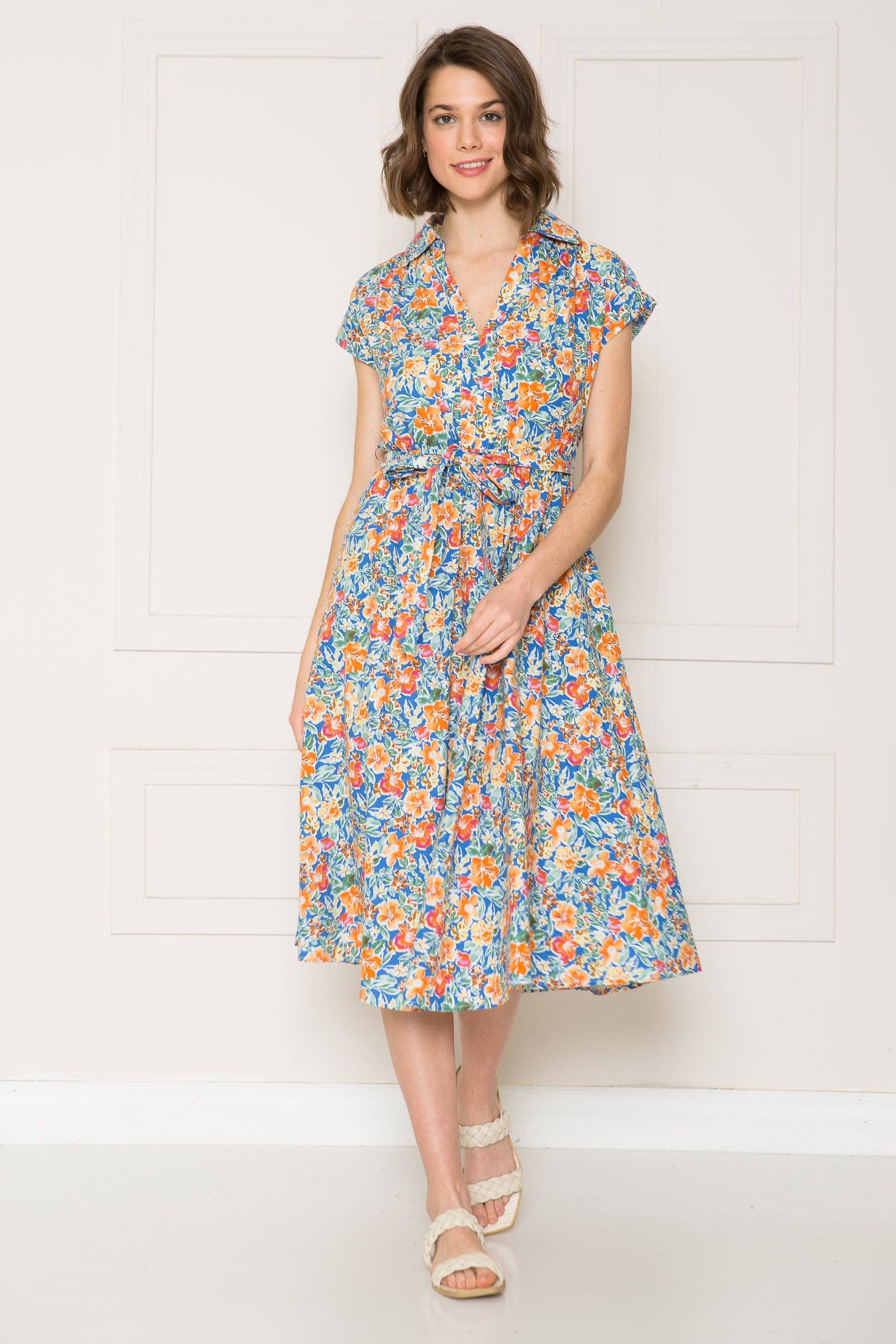 The Jesse Floral Shirtdress