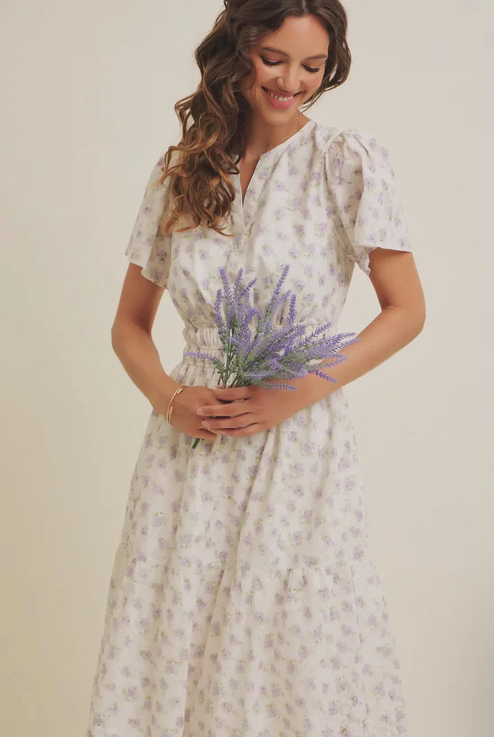 The Kiera Floral Midi Dress