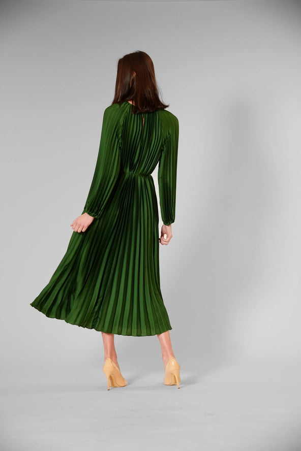 The Esme Pleated Maxi Dress