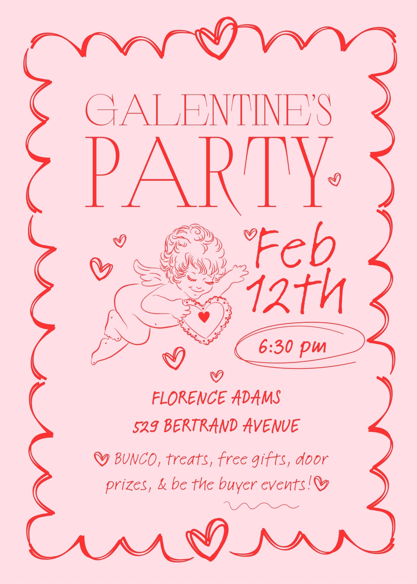 Galentine’s Party 02/12