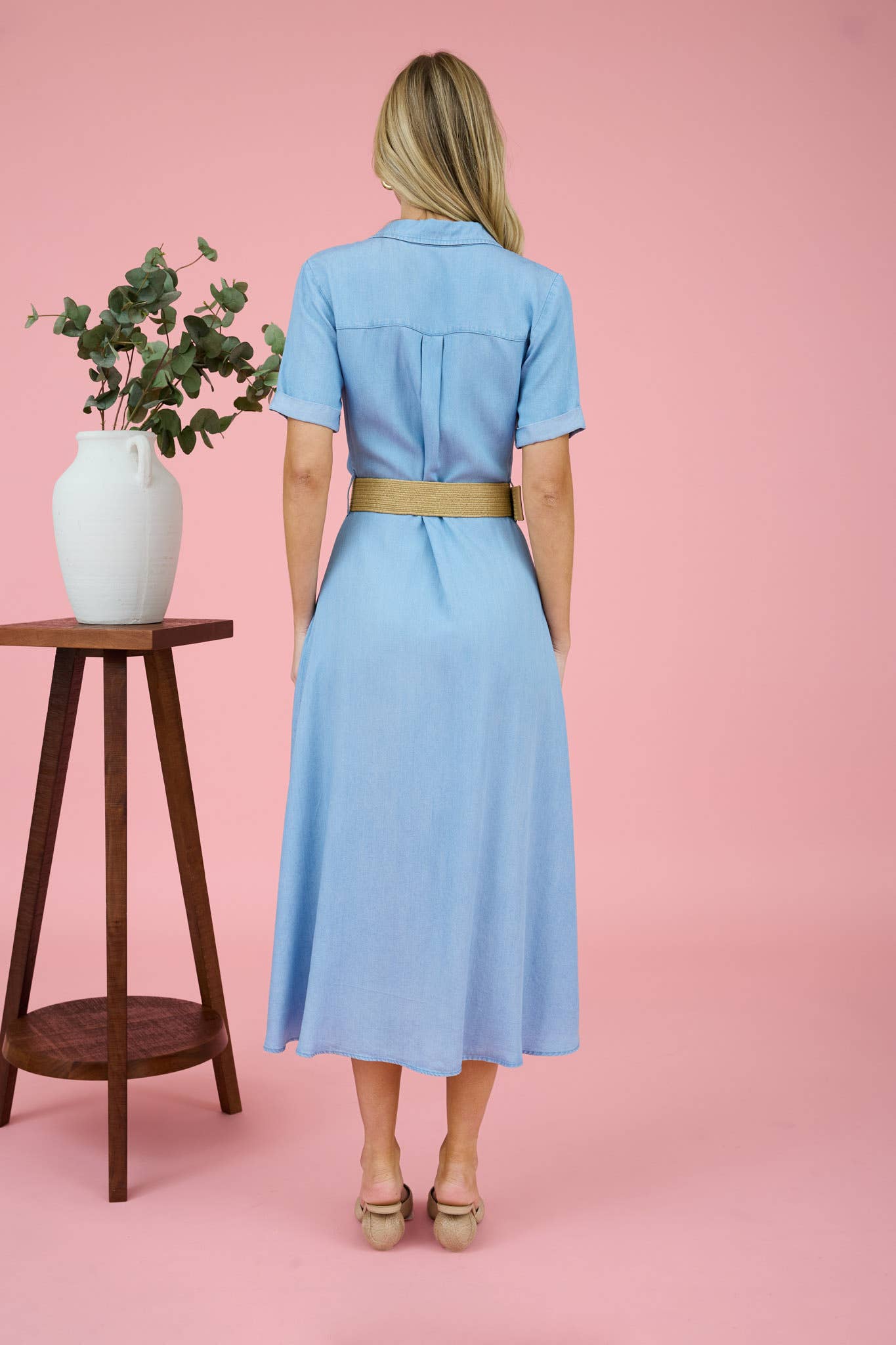 The Melrose Chambray Dress