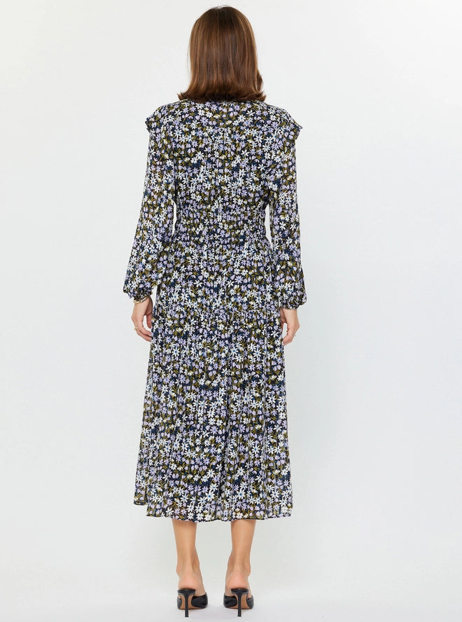 The Leann Floral Midi Dress