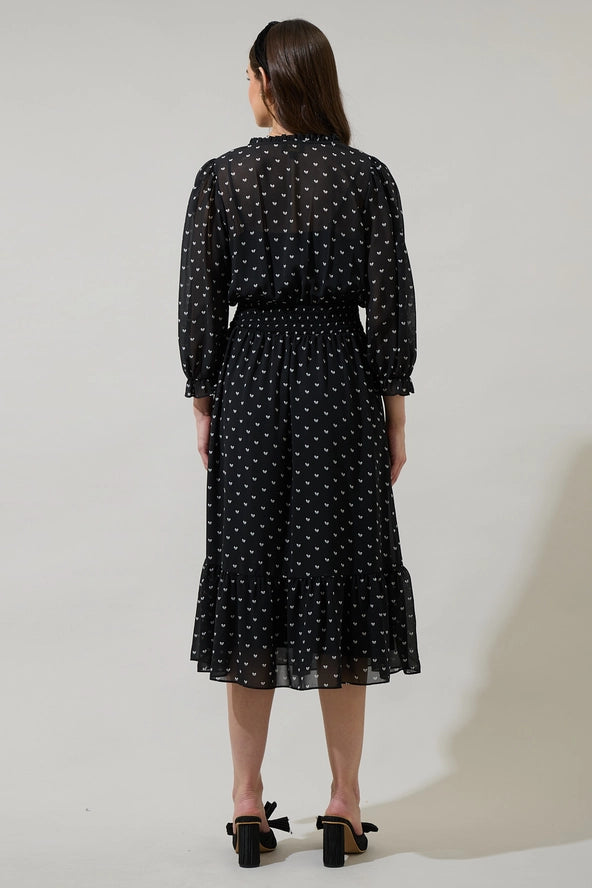 The Irene Smocked Midi Dress