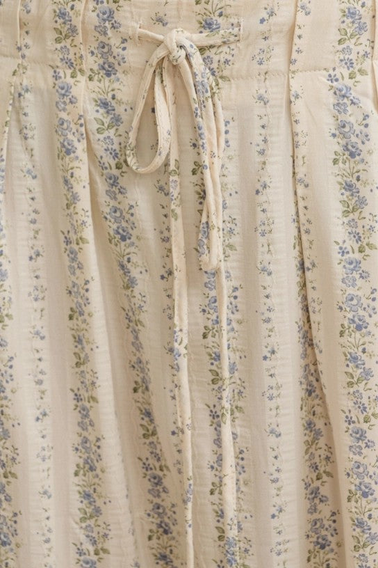 The Hallie Floral Midi Skirt