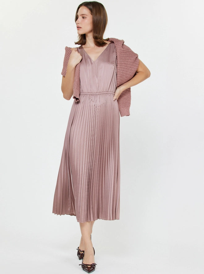 The Mila Pullover Sweater & Pleated Dress Set | Florence Adams The Mila Pullover Sweater & Pleated Dress Set | Florence Adams