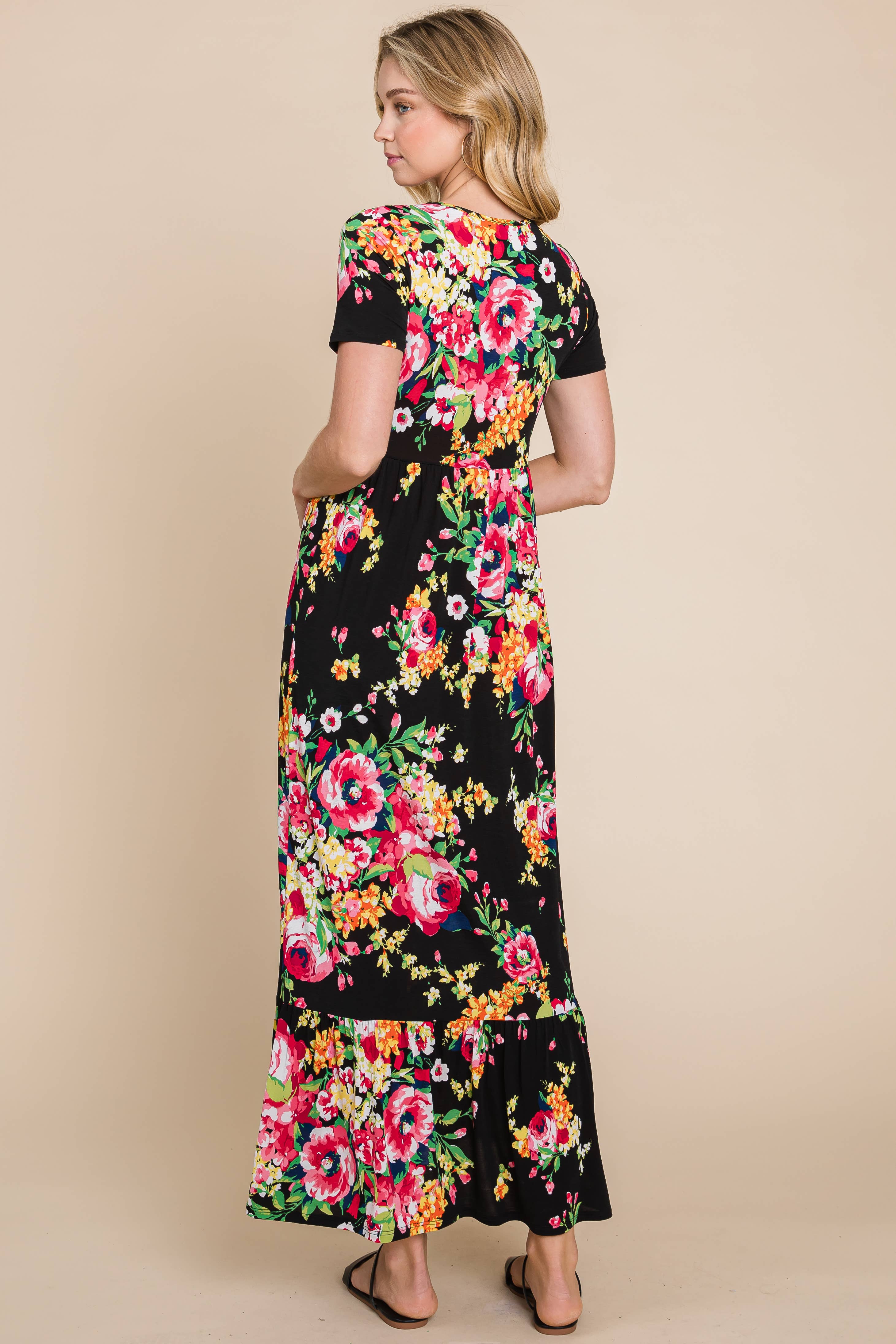 The Evie Floral Maxi Dress