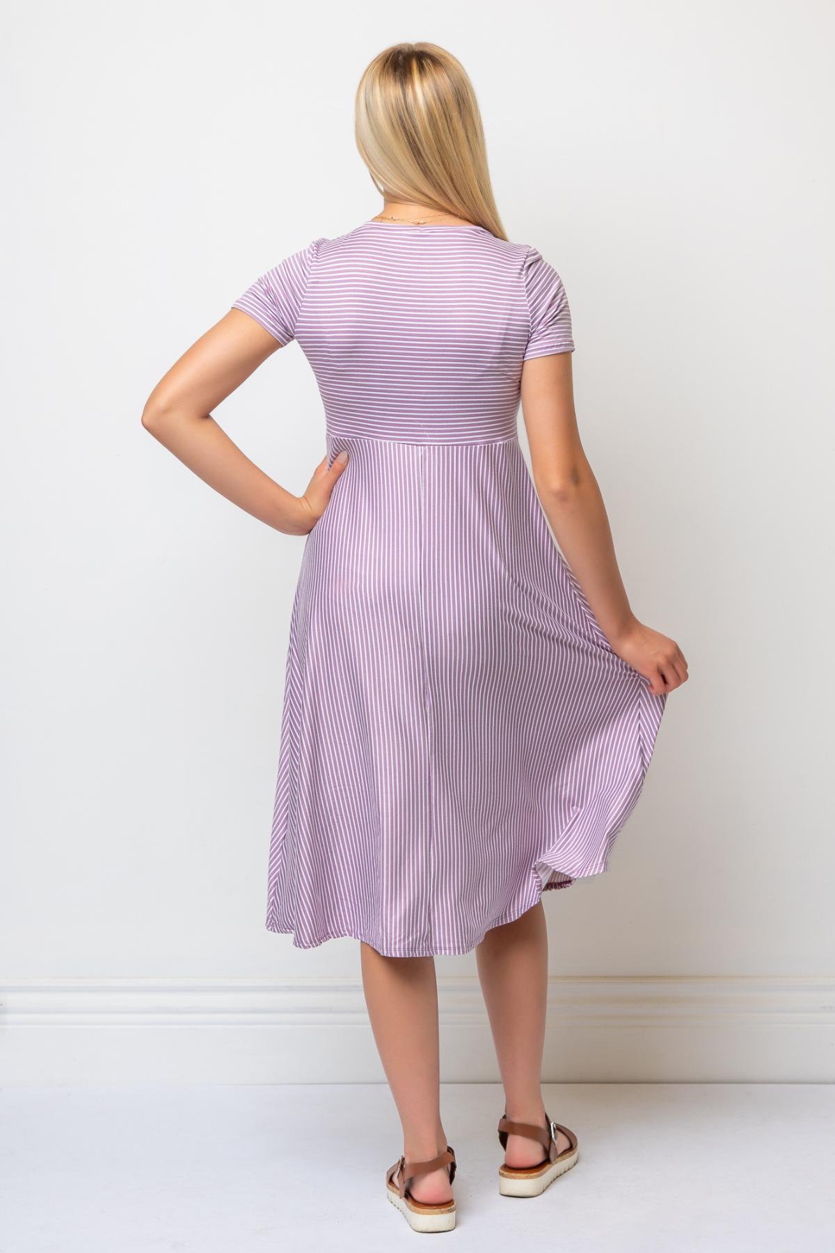 Ava Minimal Stripe Dress