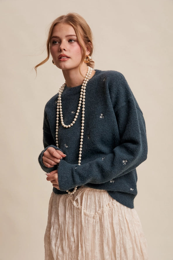 The Kimmy Embroidered Sweater