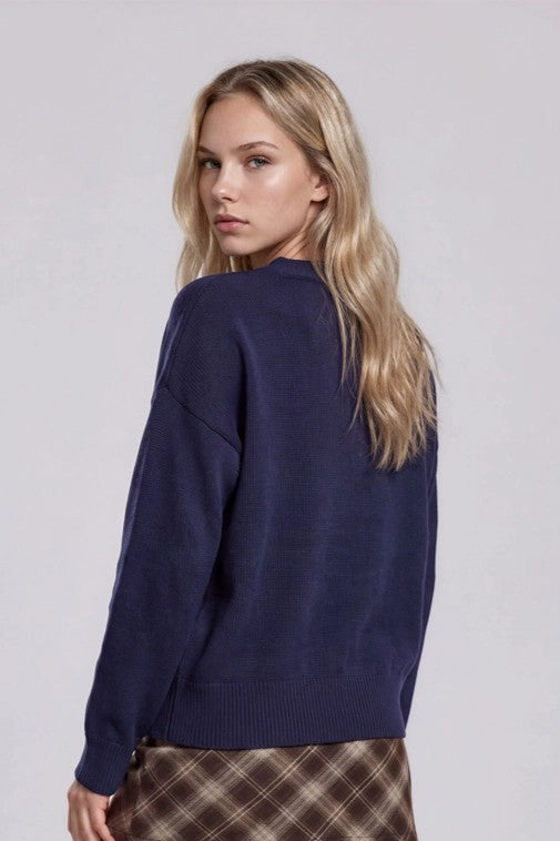 Puppy Jacquard Sweater