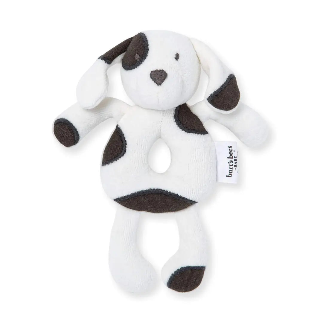 Burt's Bees Puppy Plush Baby Rattle