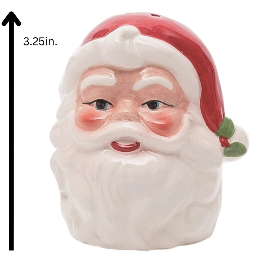 3.25" Santa Salt & Pepper Shaker Set
