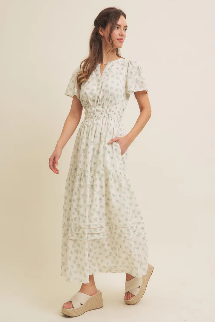 The Kiera Floral Midi Dress