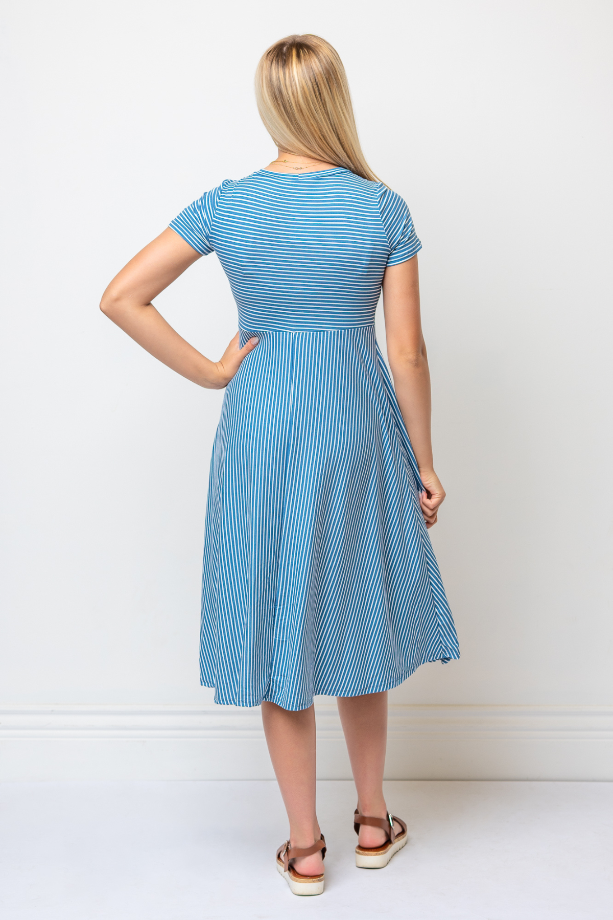 Ava Minimal Stripe Dress