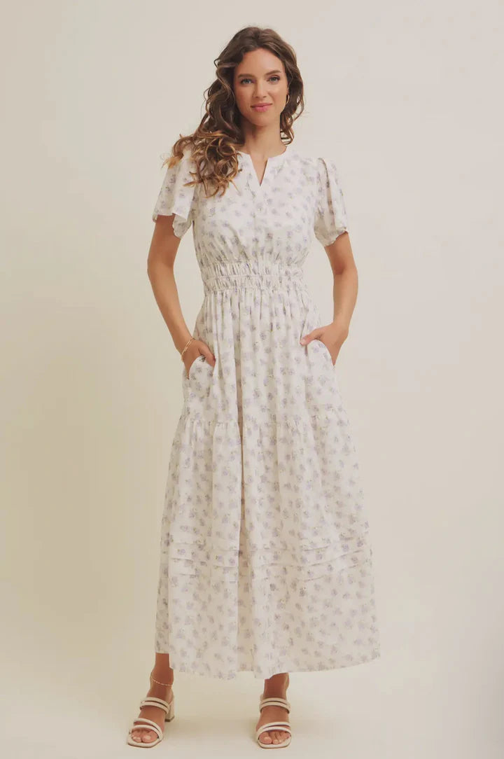 The Kiera Floral Midi Dress