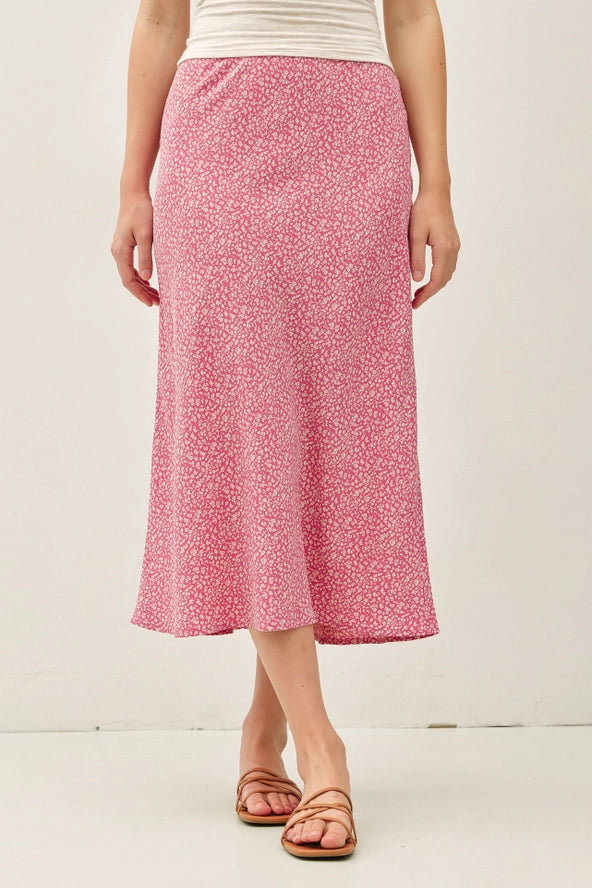 The Thais Printed Midi Skirt