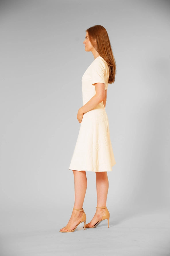 The Mae Jacquard Midi Dress