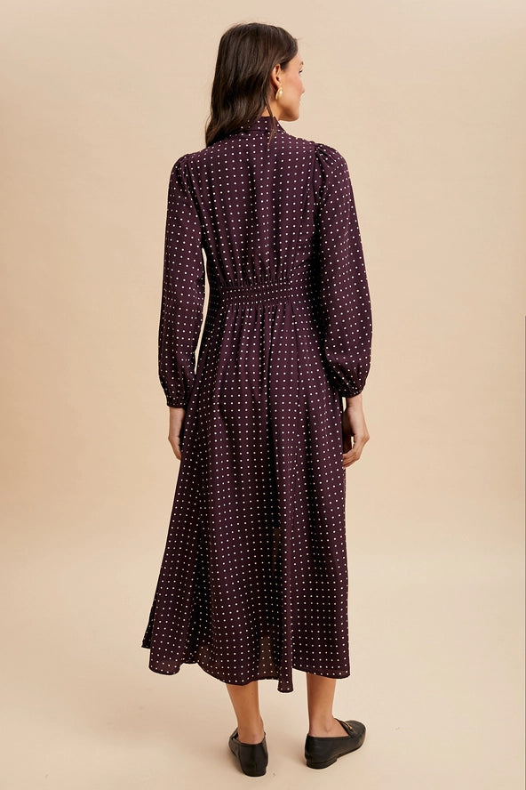 The Susan Polka Dot Maxi Dress