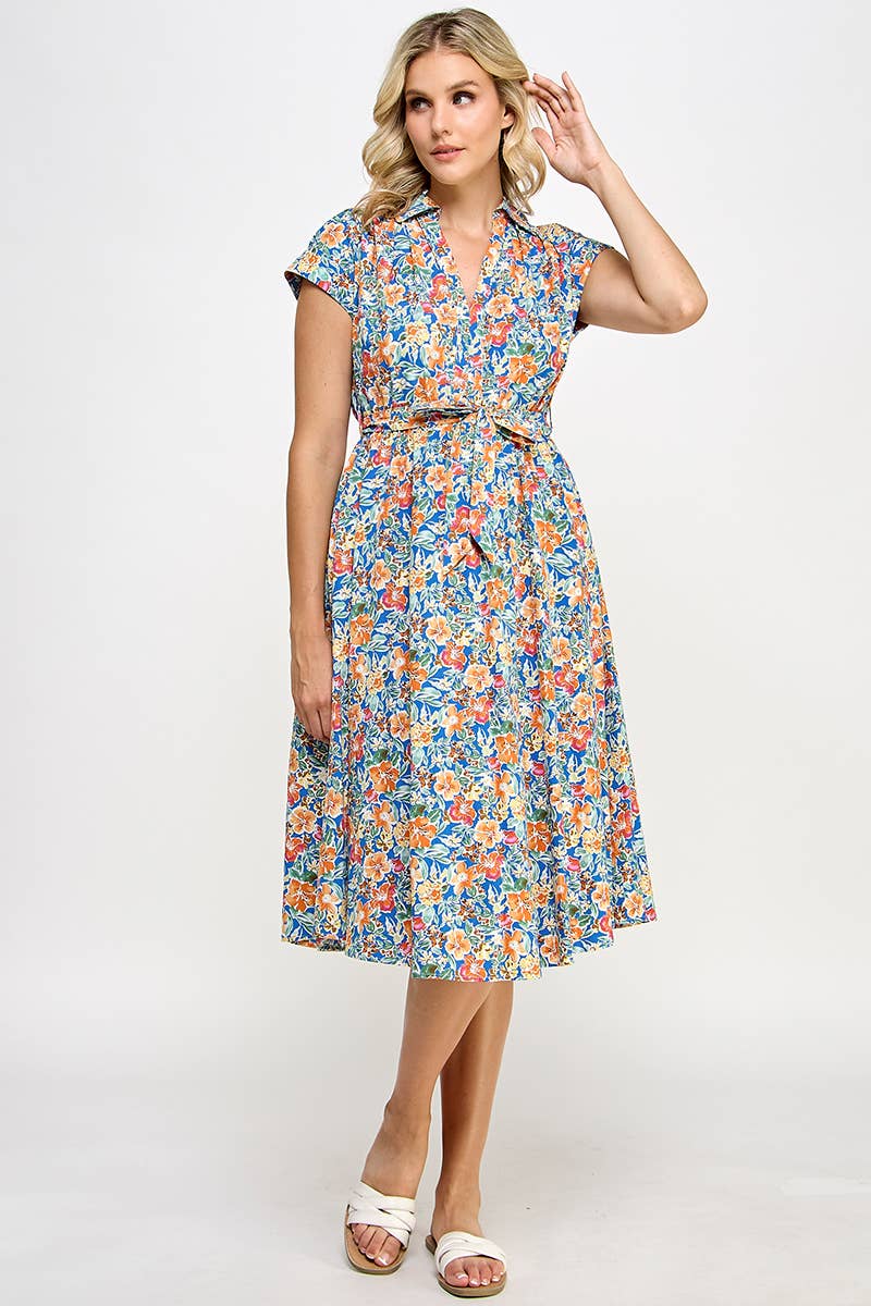 The Jesse Floral Shirtdress