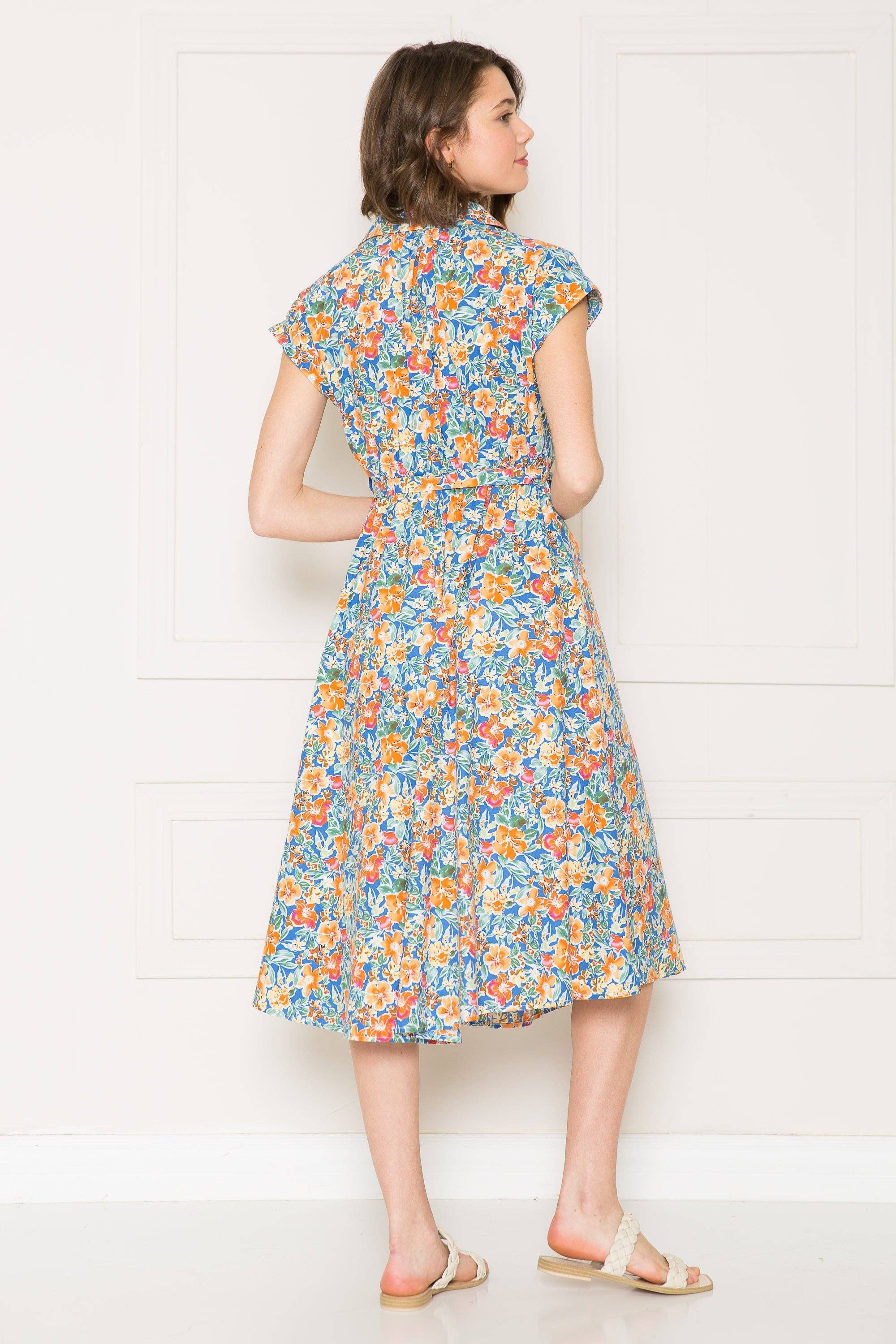 The Jesse Floral Shirtdress