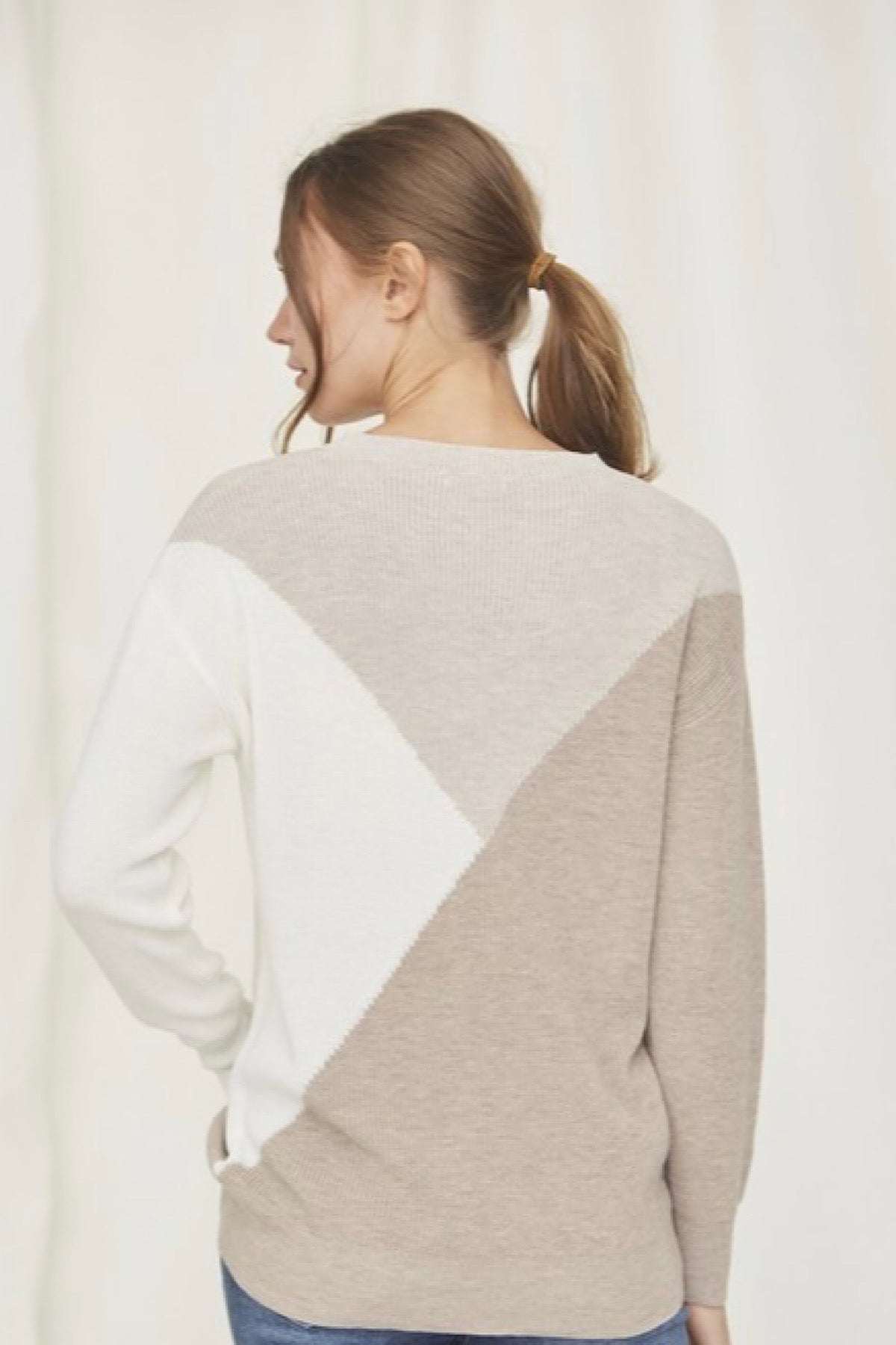 Meg Geometric Sweater