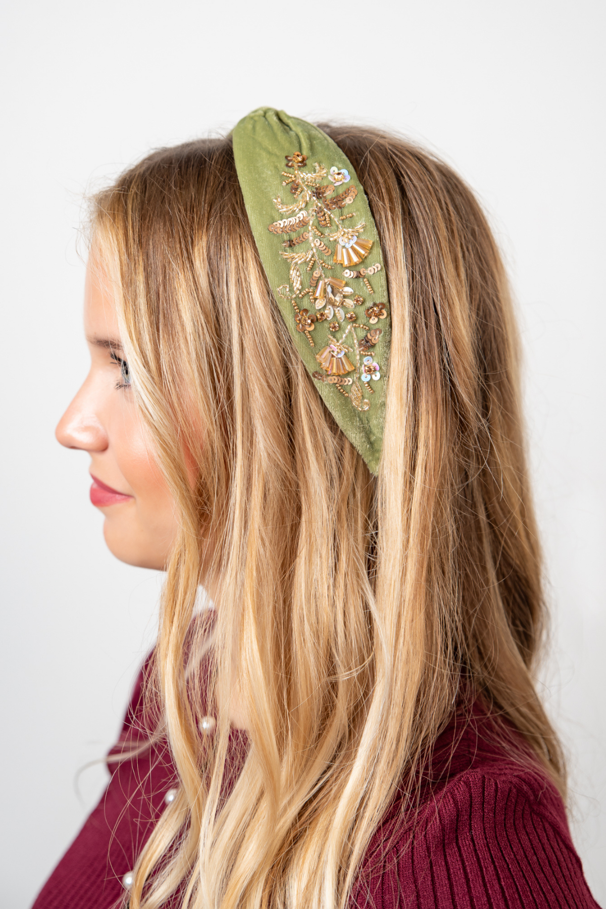 Velvet Embellished Headband