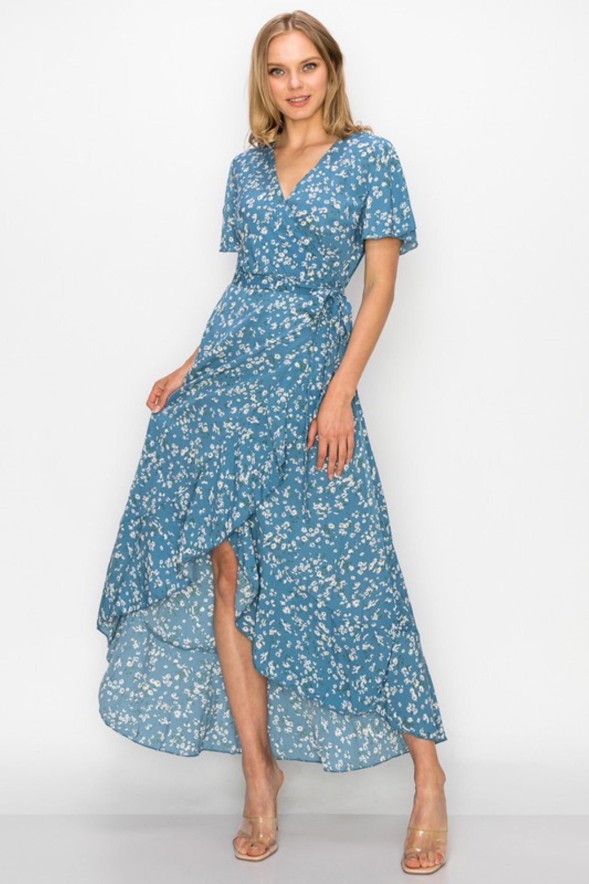 Madeleine Floral Wrap Dress