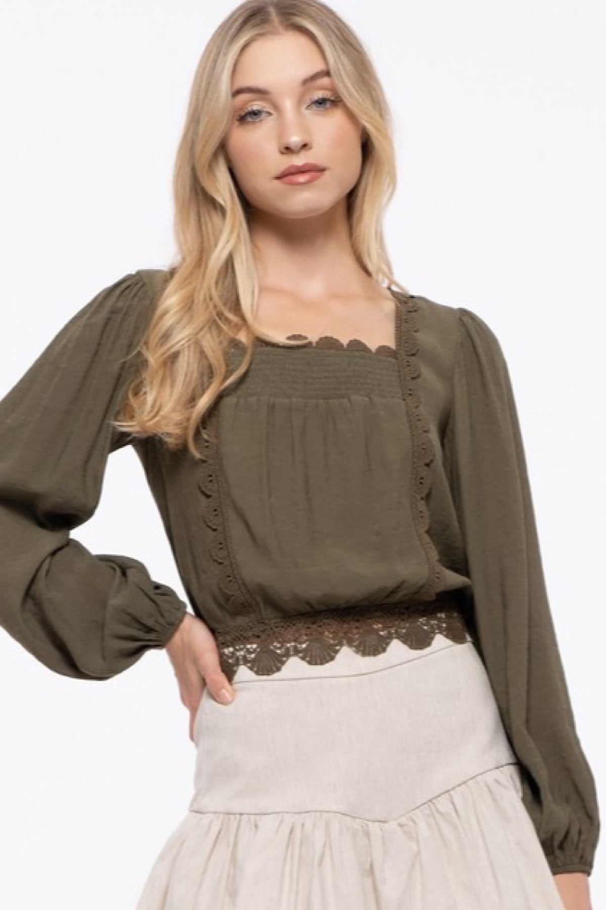 Ayla Square Neck Top