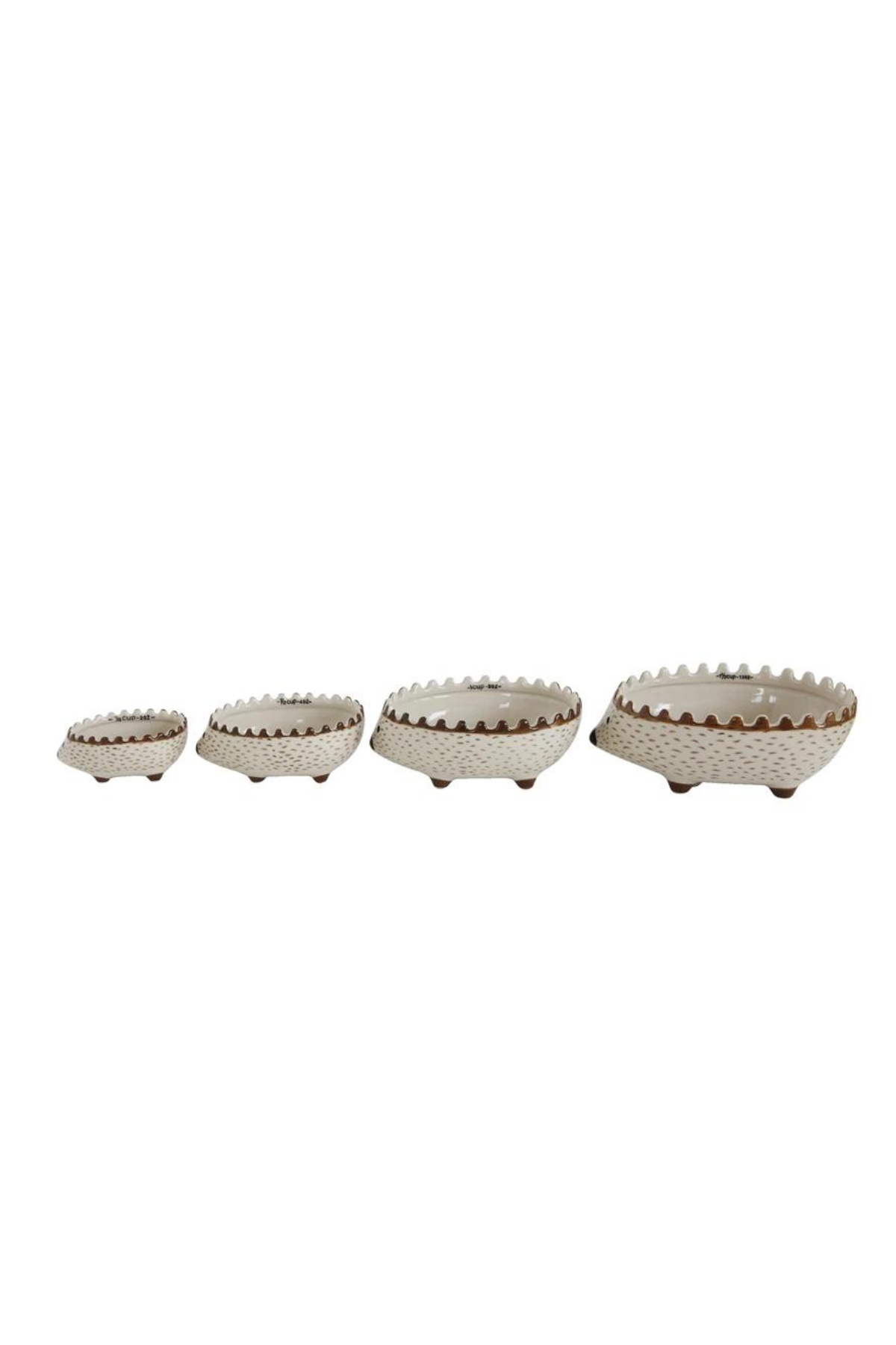 Stoneware Hedgehog Measuring Cups