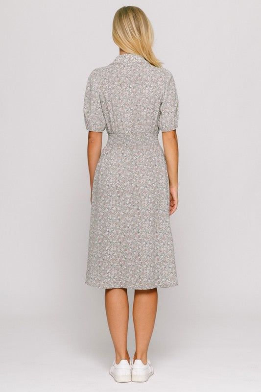 Greer Floral Collared Dress