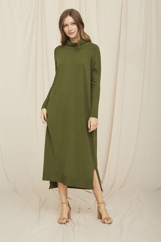 Heather Belted Sweater Dress