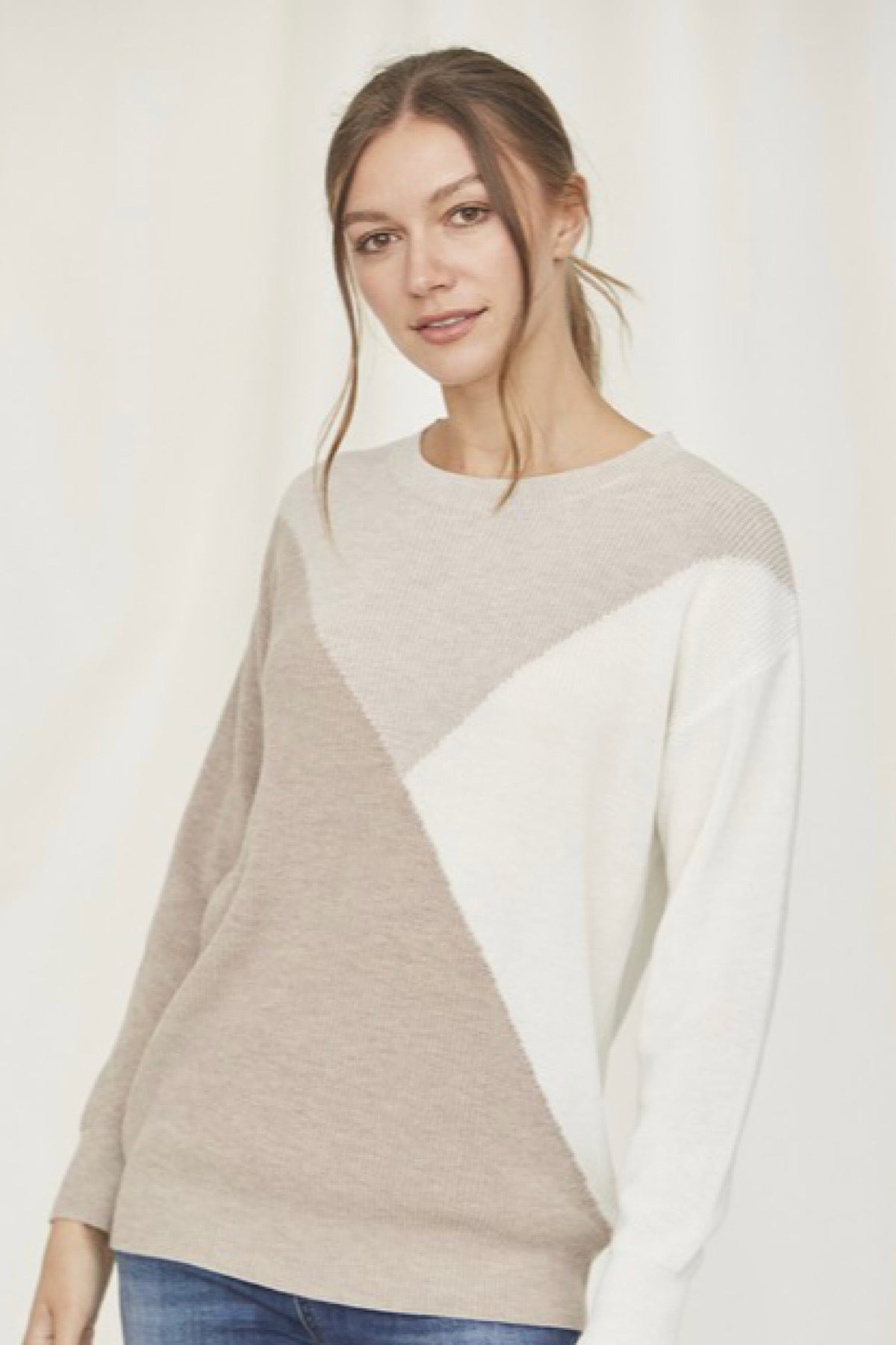 Meg Geometric Sweater