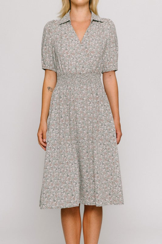 Greer Floral Collared Dress