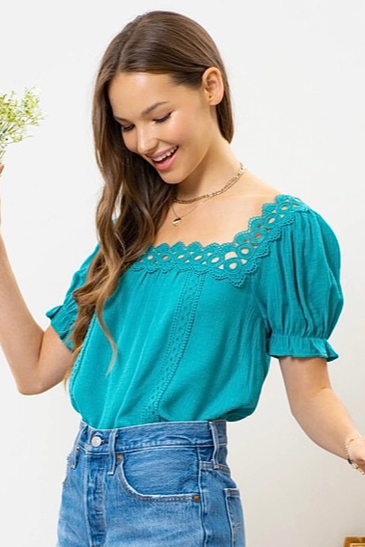 Ollie Scalloped Top