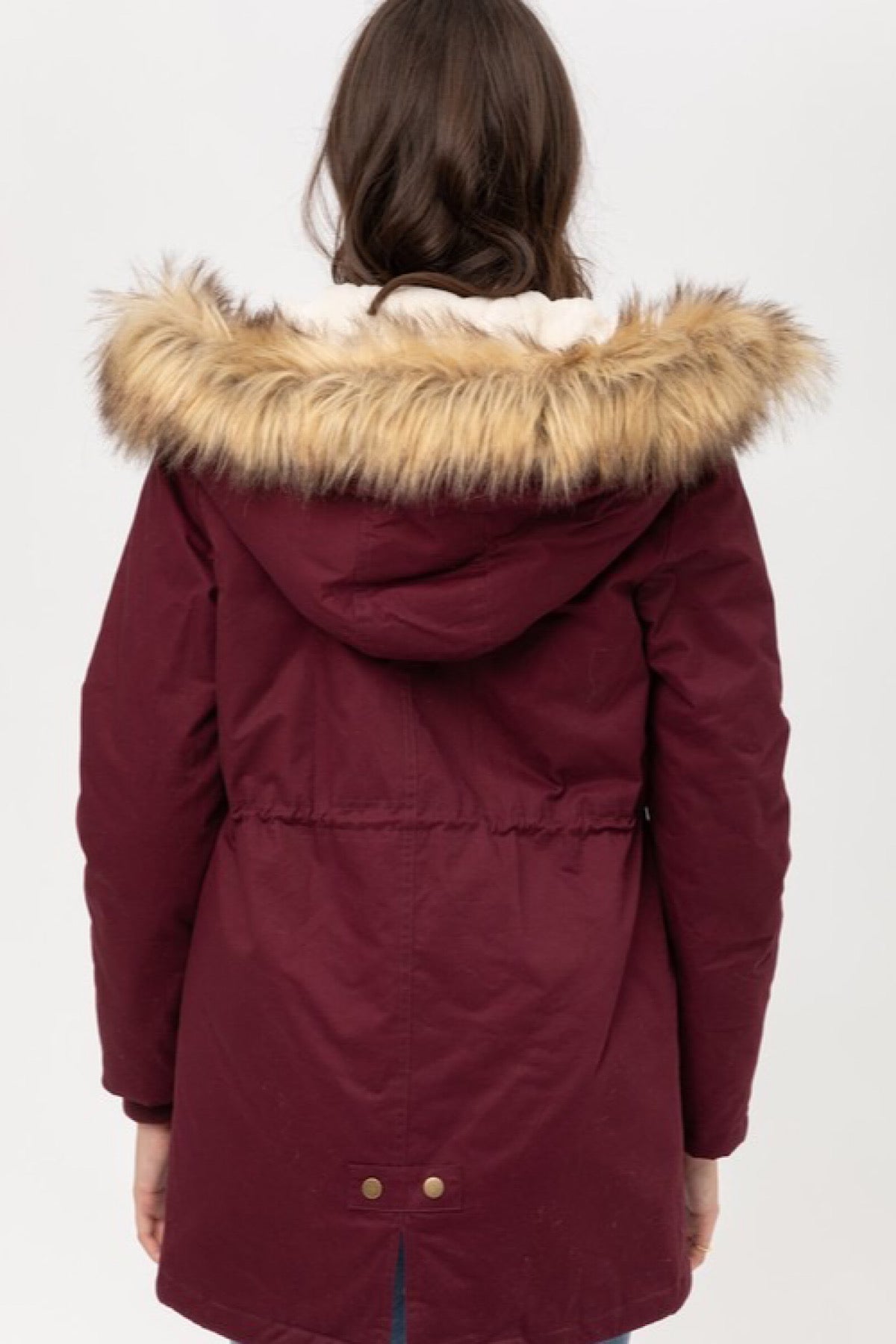Aspen Hooded Parka With Sherpa Lining