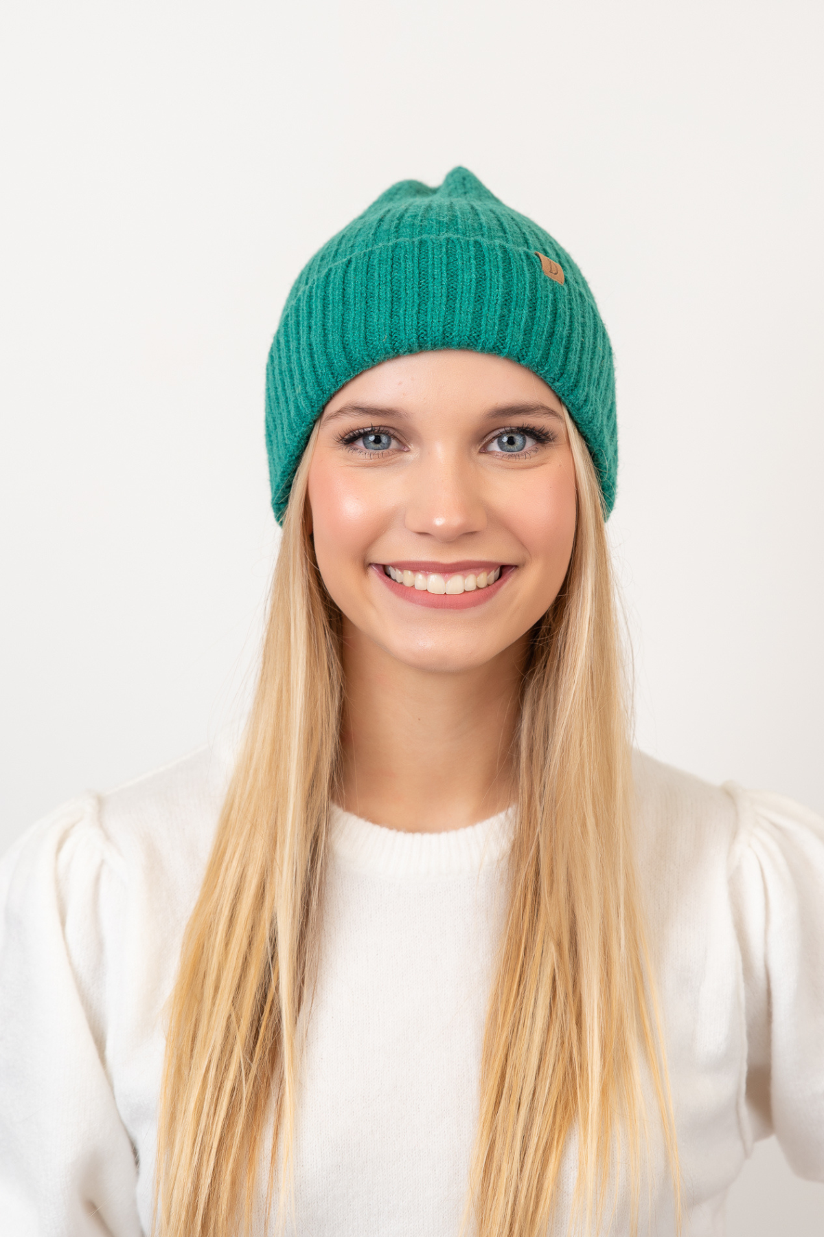 Solid Ribbed Beanie