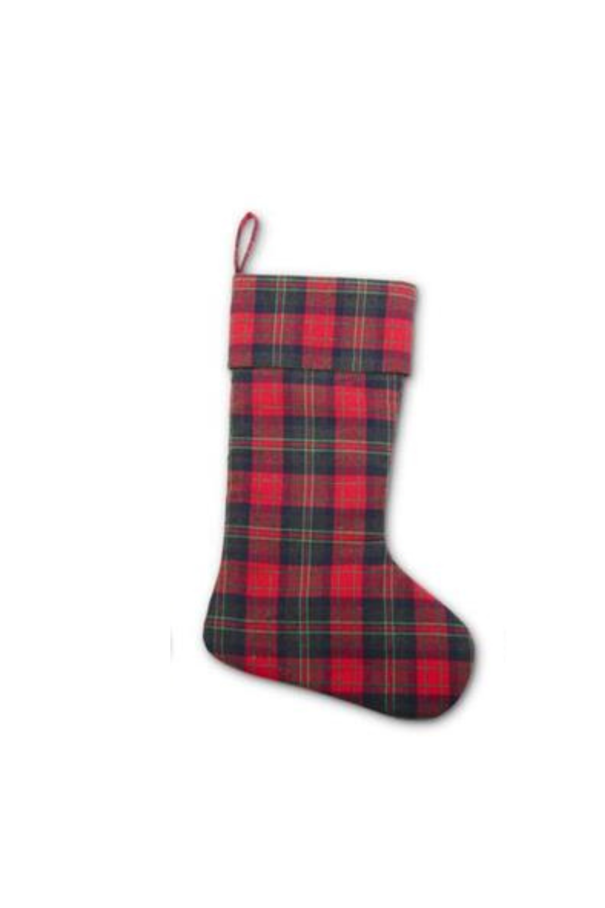 Assorted Plaid Traditional Christmas Stockings