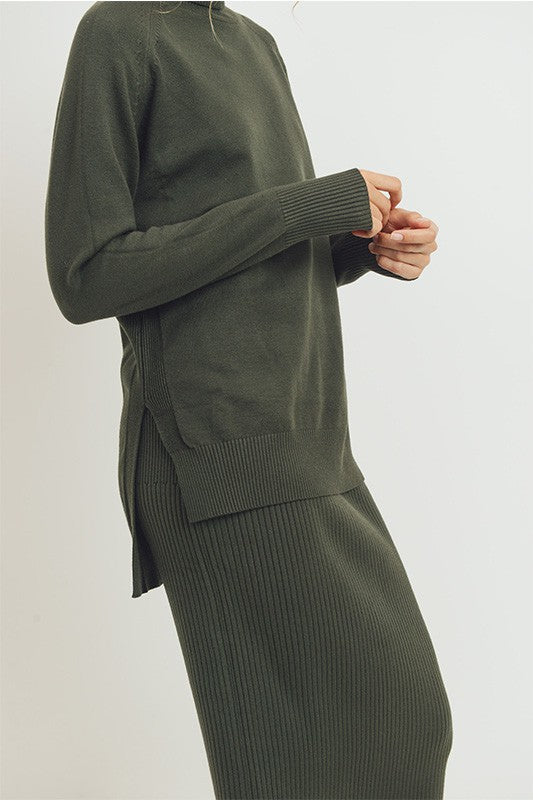 Robyn Pullover Sweater in Green