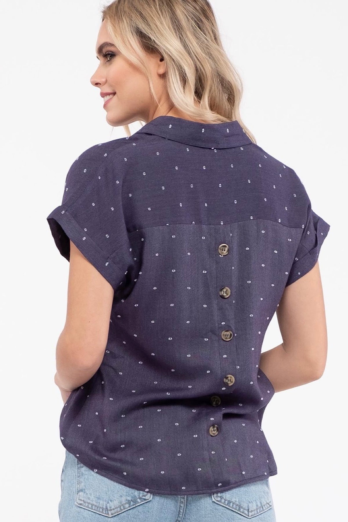 Gretchen Dotted Blouse