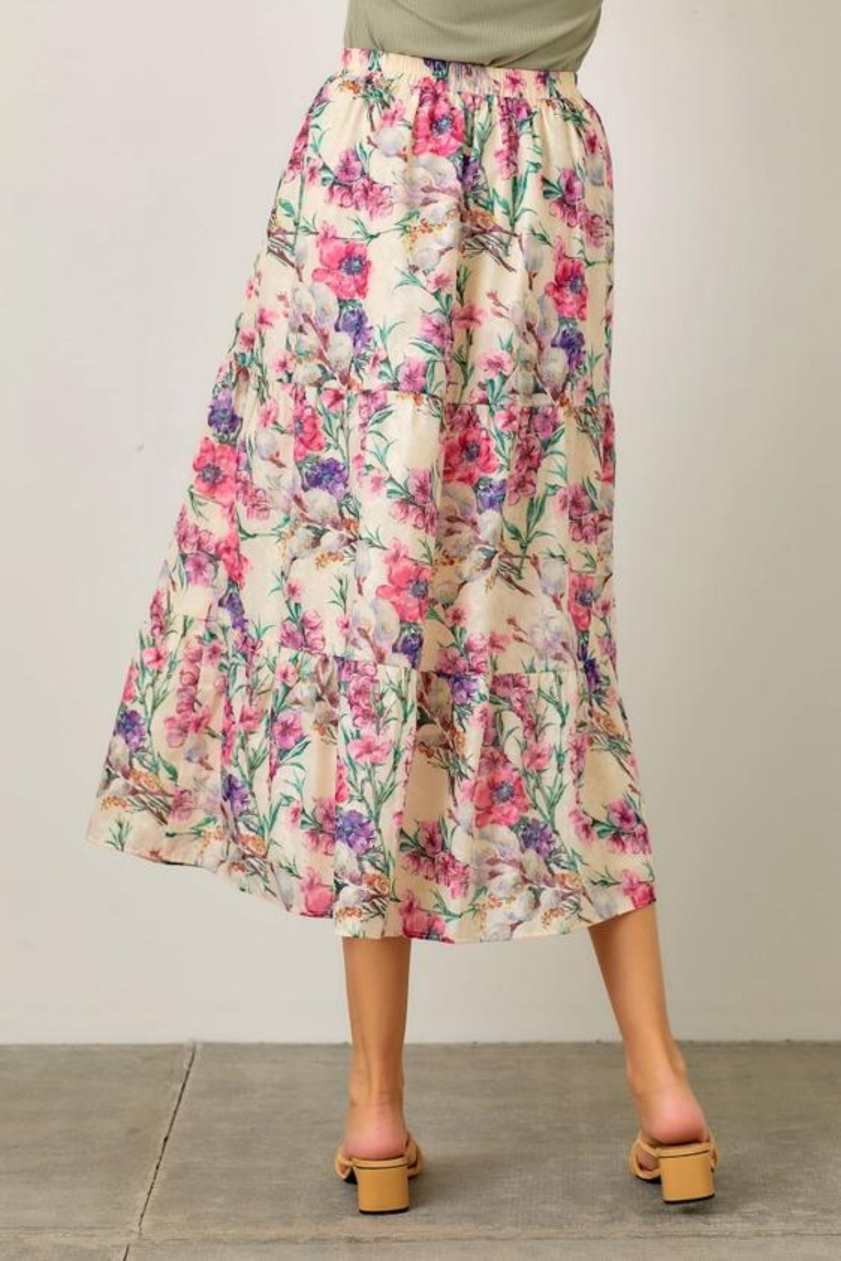 Maylin Floral Cotton Skirt
