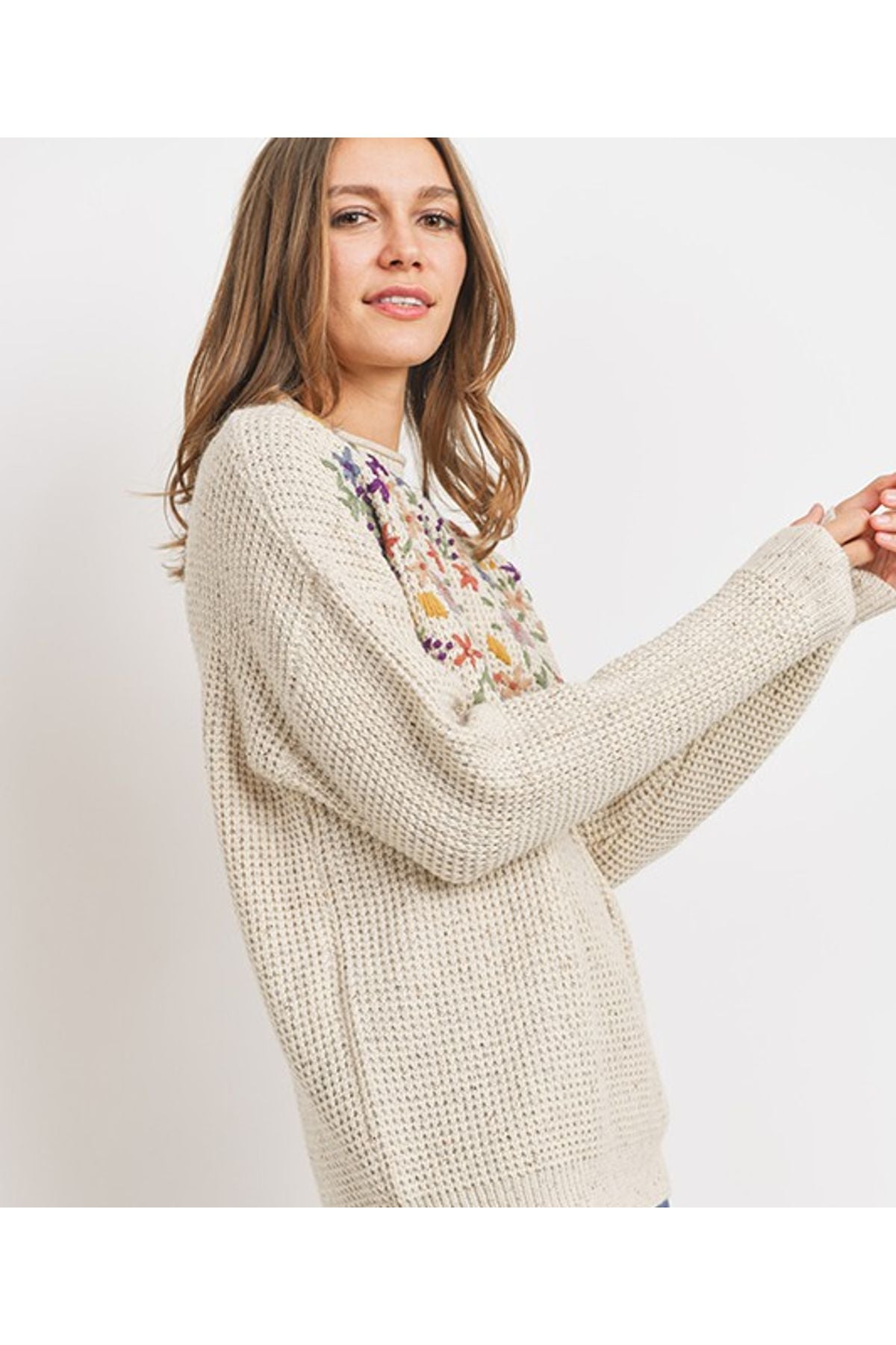 Luna Embroidered Sweater