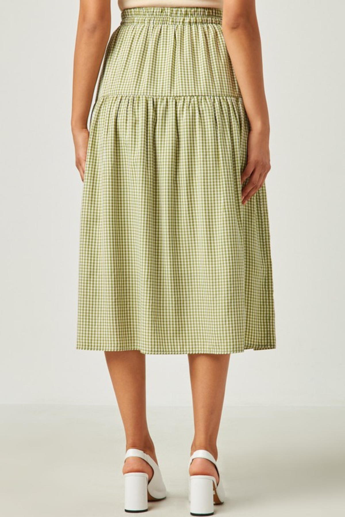 Cece Checkered Skirt