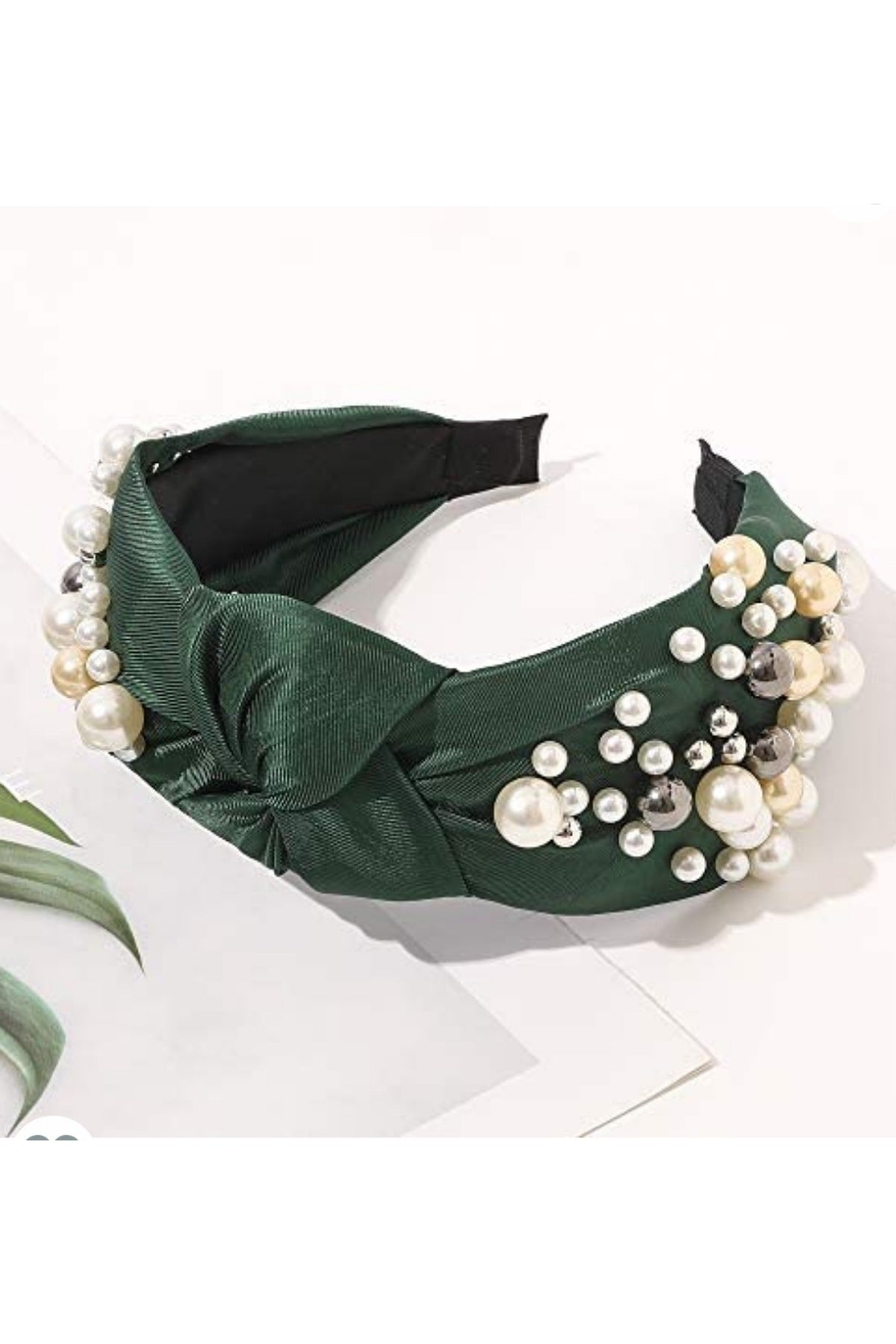 Oversized Pearl Knotted Headband